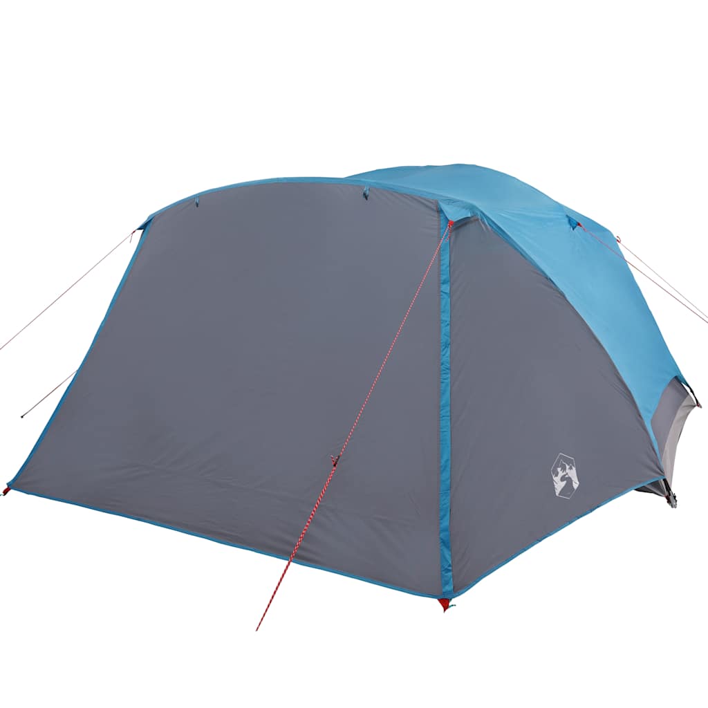 Tienda De Campaña Con Porche 4 Personas Impermeable Azul_4