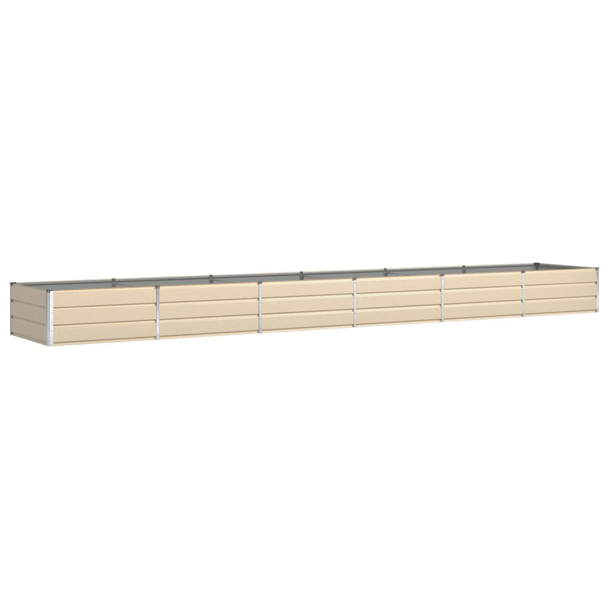 Jardinera Marfil 580 X 100 X 45 Cm Acero Galvanizado_0