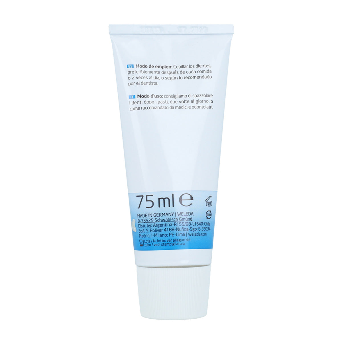Pasta de dentes salina Weleda 75 ml