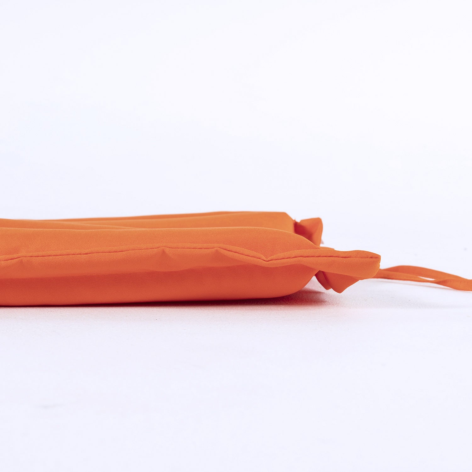 Pack 2 Cojines Para Sillas De Jardín Color Naranja, Tamaño 37x37x5 Cm, Repelente Al Agua,_3