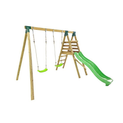 Parque Infantil Masgames Mauna Loa L (madera Cuadrada) Dos Asientos Planos._1