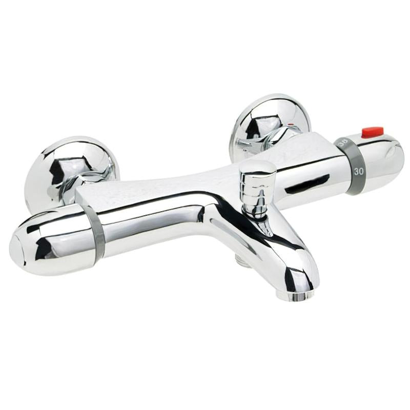 Monomando Línea Flow Baño Y Ducha Termostático Con Cartucho Ceramico Ø 40 Mm.