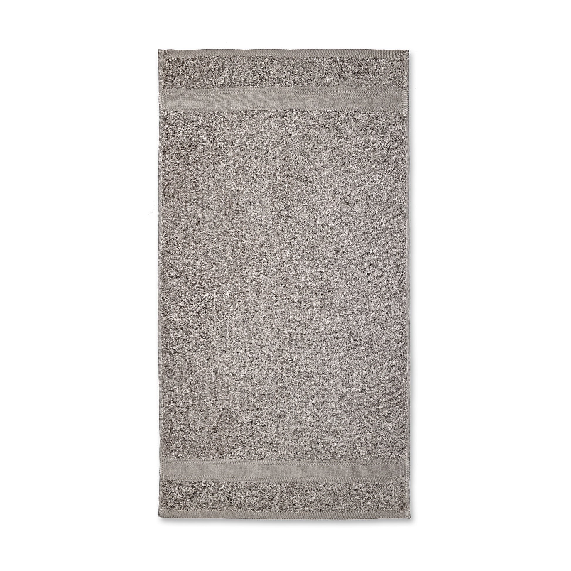 Toalla De Lavabo 100% Algodón Topo 50x90 Cm._0