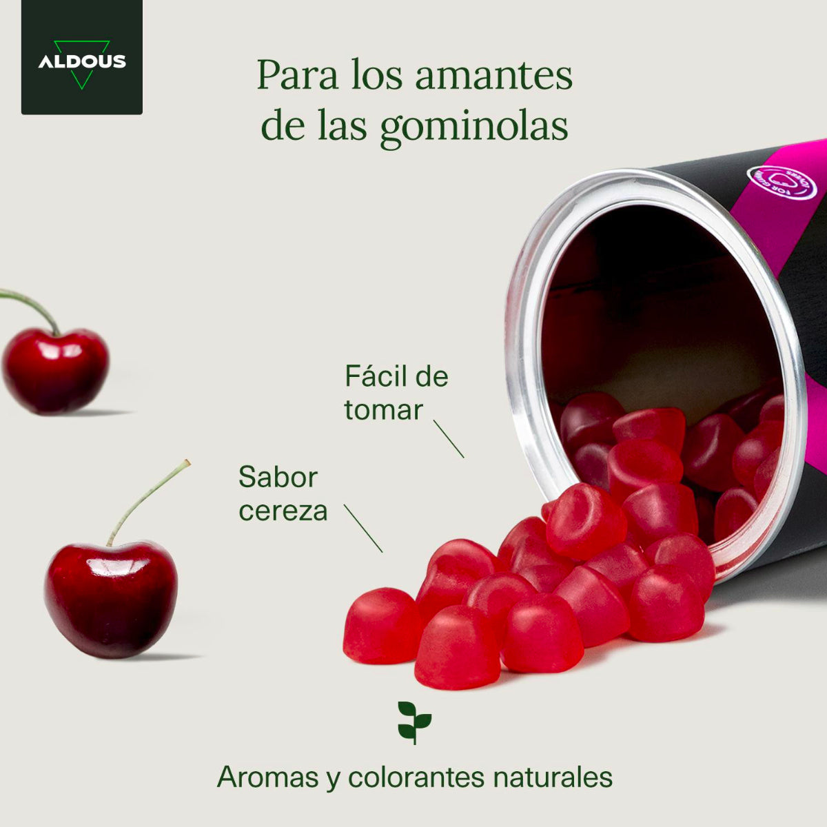 Gomas de Biotina Aldous 120 gomas