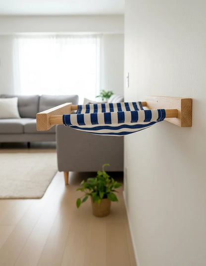 Cama Colgante Para Gatos Bahía Con Rascador Integrado Y Estructura De Escalada Althea Living 5x76x40cm_1