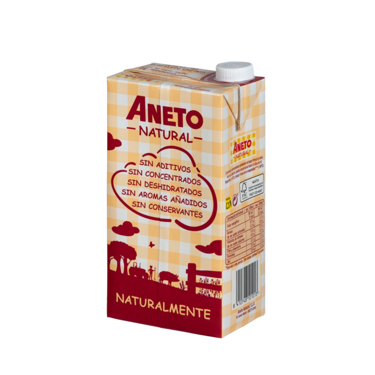 Caldo Natural de Jamón Aneto 1L
