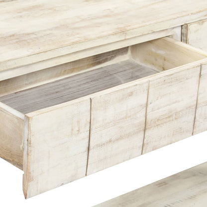 Mesa Consola De Madera Maciza De Mango 120x35x75 Cm_3
