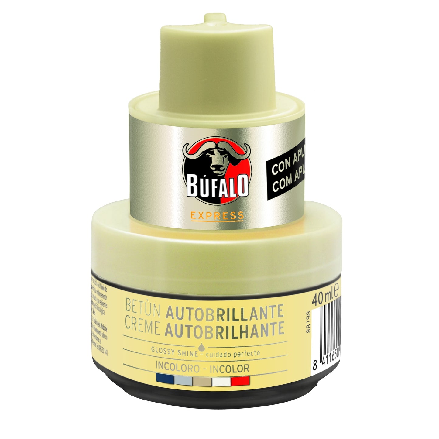 Pote de graxa para sapatos Buffalo incolor 40ml