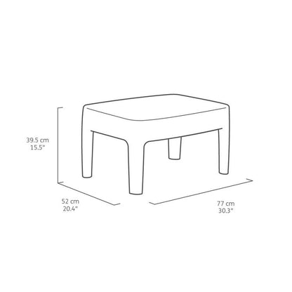 Conjunto de mobiliário de varanda Tarifa
