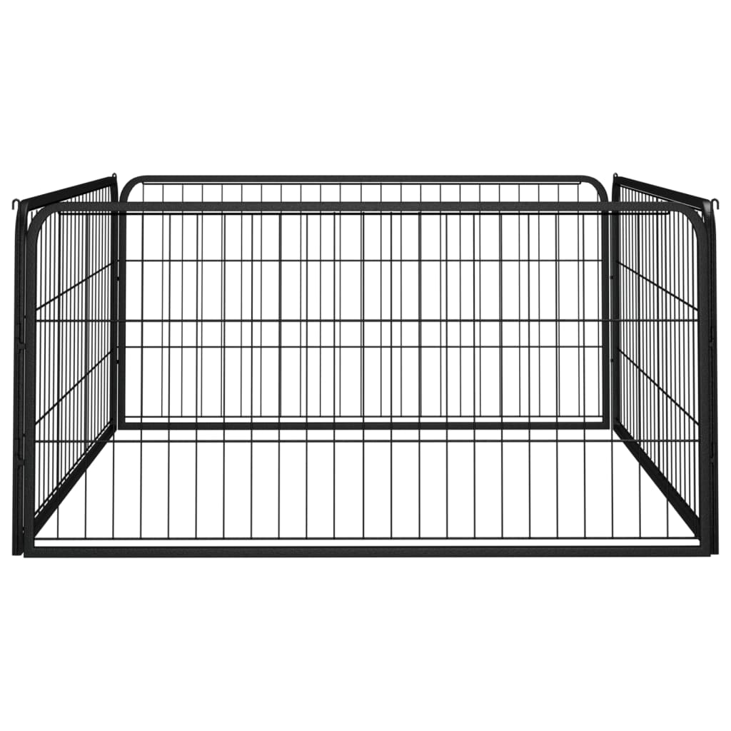 Corral Para Perros 4 Paneles Acero Con Recubrimiento En Polvo_0