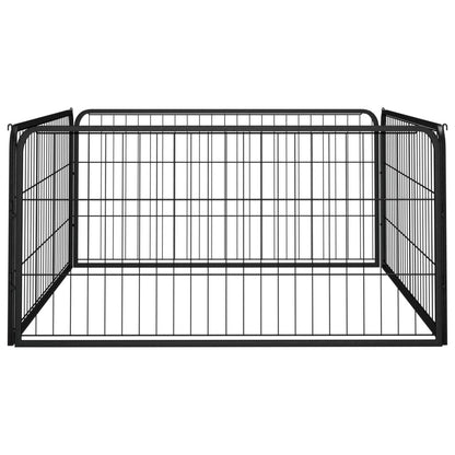 Corral Para Perros 4 Paneles Acero Con Recubrimiento En Polvo_0
