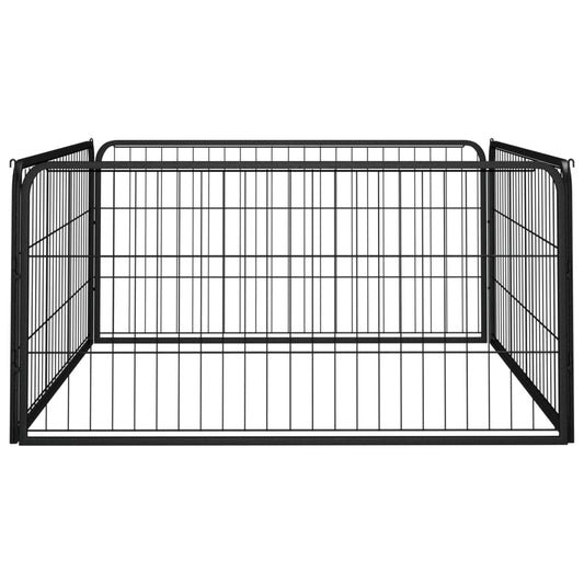 Corral Para Perros 4 Paneles Acero Con Recubrimiento En Polvo_0