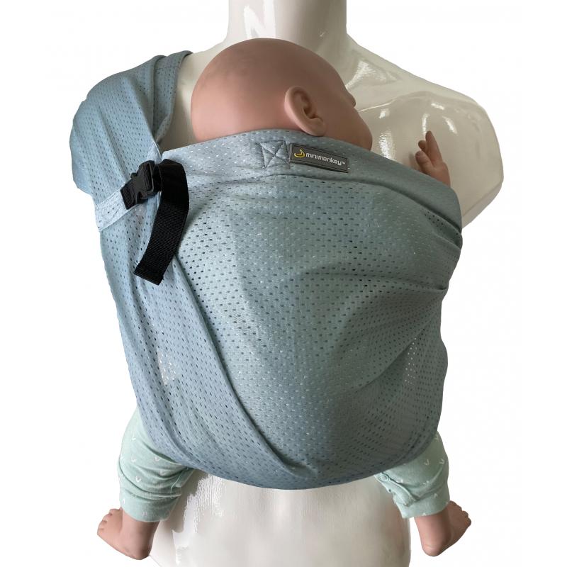 Minimonkey Green Baby Carrier Sling, leve, compacto e seguro
