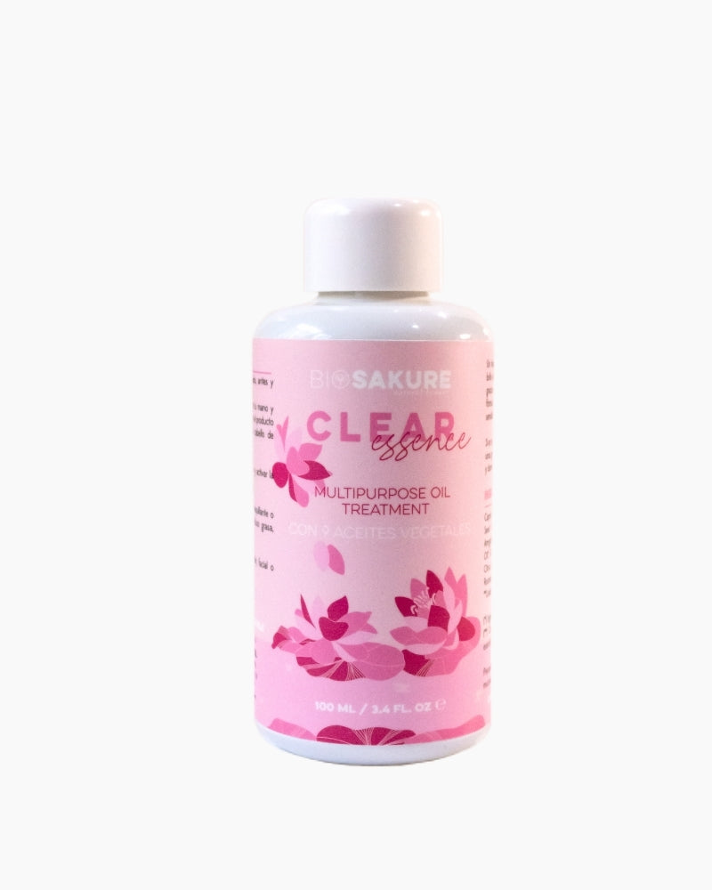 Clear Essence - Aceite Multifunción Para Cabello Y Rostro 100 Ml Bio Sakure_0