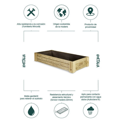 Caixa de cultivo Hortalia Box XL30 310 L