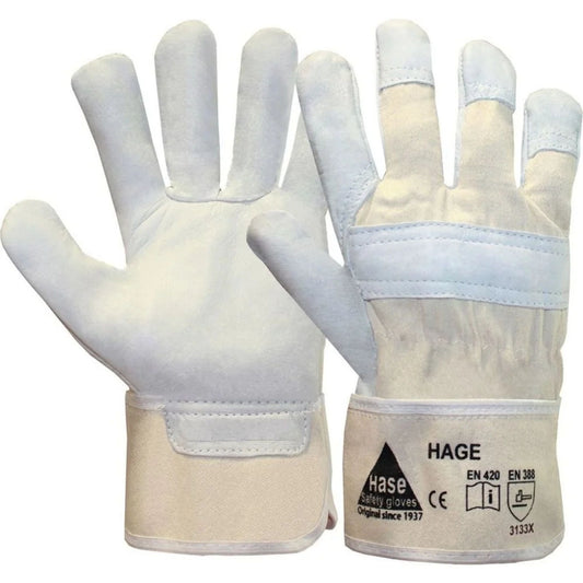 Guantes De Trabajo De Cuero Talla 10, Guantes Resistentes Y Seguros_0