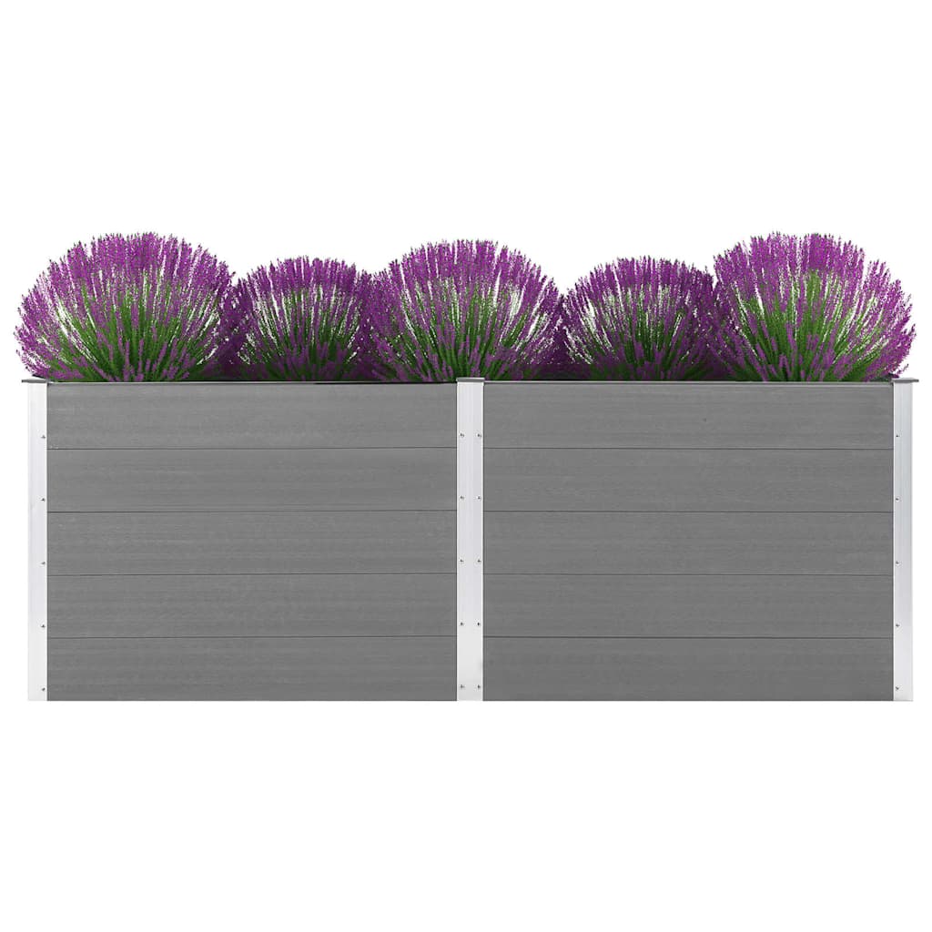 Arriate De Wpc Gris 250x50x91 Cm_2