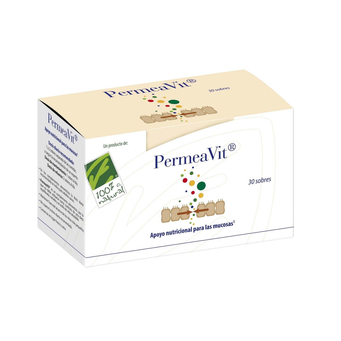 PermeaVit 100% Natural 30 saquetas
