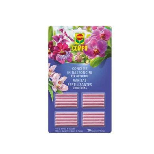 Fertilizante em stick Compo Orchid 20 unidades