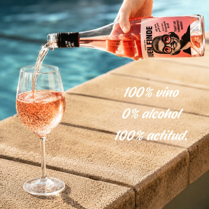Vino Sin Alcohol 0,0% | Pack 3 Botellas X 750 Ml | Blanco Verdejo + Rosado Tempranillo + Tinto Tempranillo_5