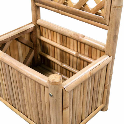 Jardinera De Jardín Con Enrejado Bambú 40 Cm_3
