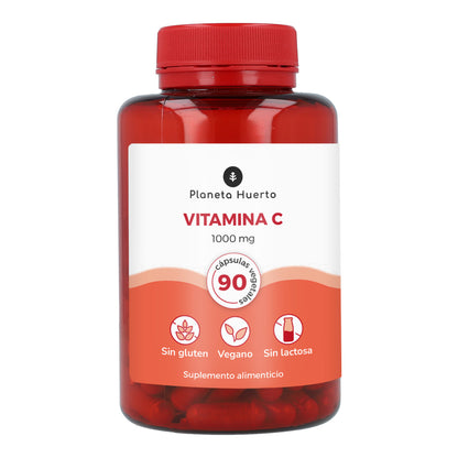 Vitamina C 1000 mg Planeta Huerto 90 cápsulas vegetais
