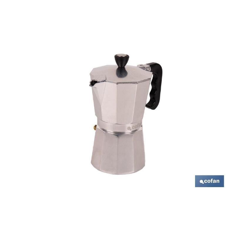 Cafetera Italiana De Aluminio Para Inducción 6 Tazas_1