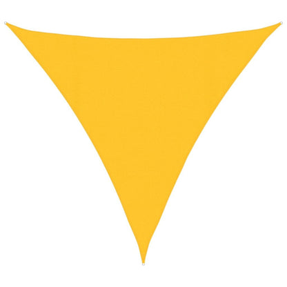 Vidaxl Toldo De Vela Triangular Hdpe Amarillo 160 G/m² 4,5x4,5x4,5 M_0