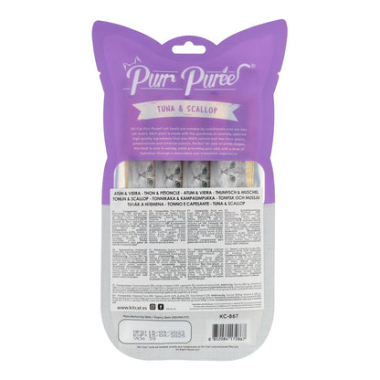 PurrPuree Cat Kit - Atum e Vieiras 60g Snack cremoso para gatos