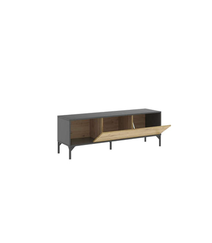 Mueble De Televisión Duna En Nordic Grafito 44,4 Cm(alto)132,6cm(ancho)38,9 Cm(largo)_4