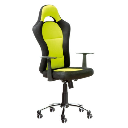 Silla De Oficina Fórmula Símil, Verde, 60,5 X 115-125 X 61,5cm_0