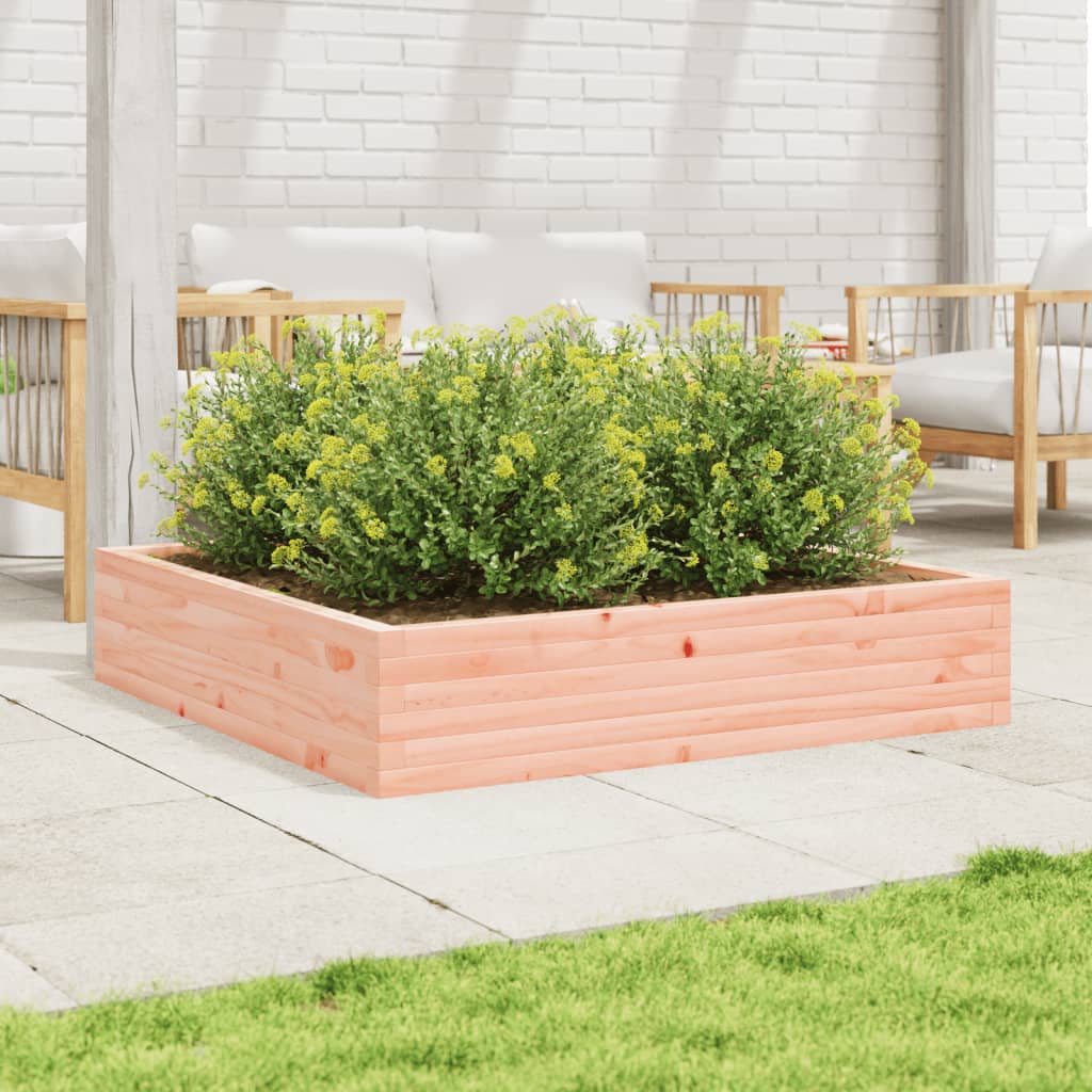 Jardinera Madera Maciza De Abeto Douglas 110x110x23 Cm_2