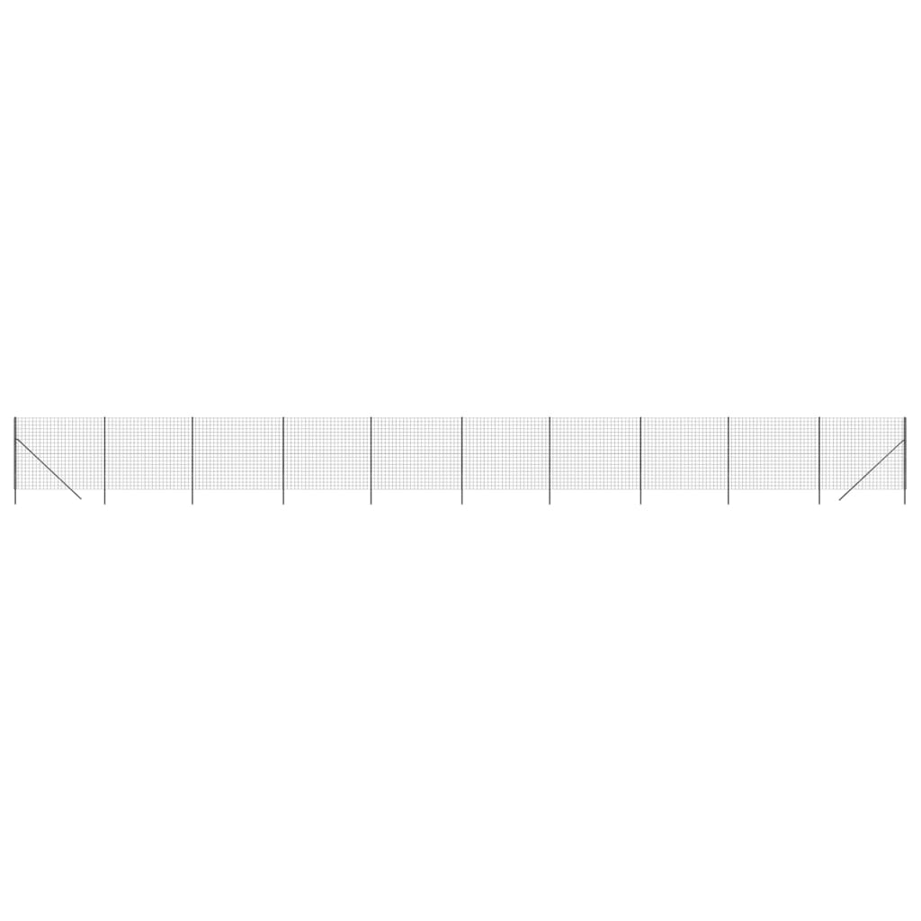 Cerca De Alambre De Acero Galvanizado Gris Antracita 2x25 M / Vetonek_2