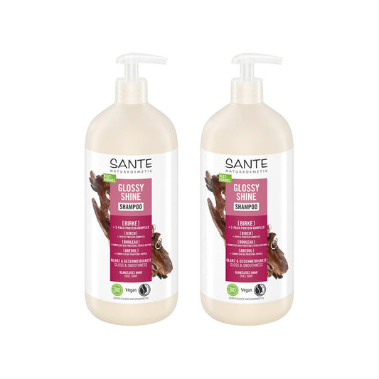 Pack de 2 Champôs Sante Birch Radiant Shine 950 ml