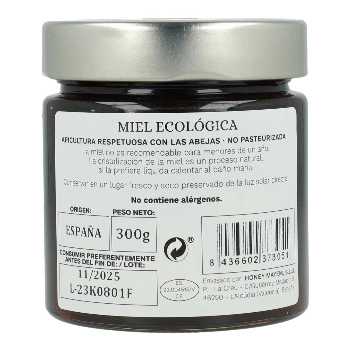 Mel de castanha biológico Mayem 300 g