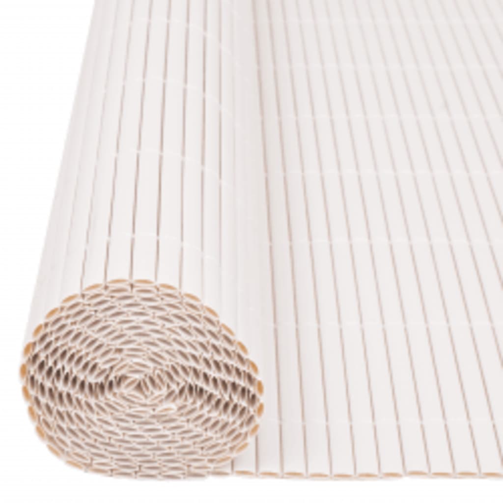 Valla De Jardín De Doble Cara Blanco 110x400 Cm / Vetonek_1