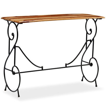 Mesa Consola De Madera Maciza De Sheesham 100x40x75 Cm_1