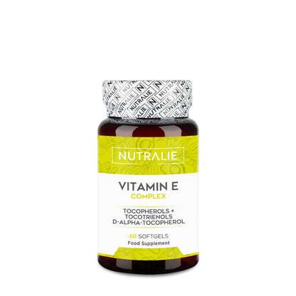 Nutralie Complexo de Vitamina E com Tocotrienóis e Tocoferóis 60 Cápsulas