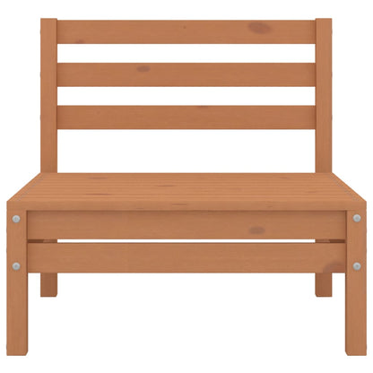 Juego Muebles De Jardín 6 Pzas Madera Maciza Pino Marrón Miel / Vetonek_4