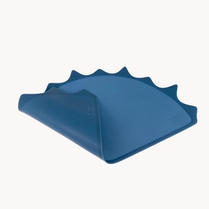 Vajilla De Silicona Orgánica - 15 Piezas - Azul Marino._4