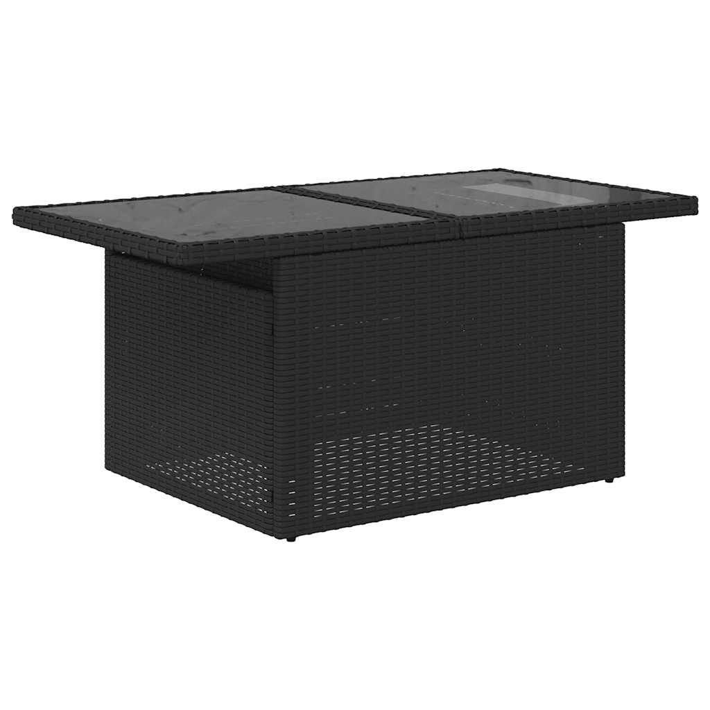 Set De Sofás De Jardín Y Cojines 8 Piezas Ratán Sintético Negro / Vetonek_5
