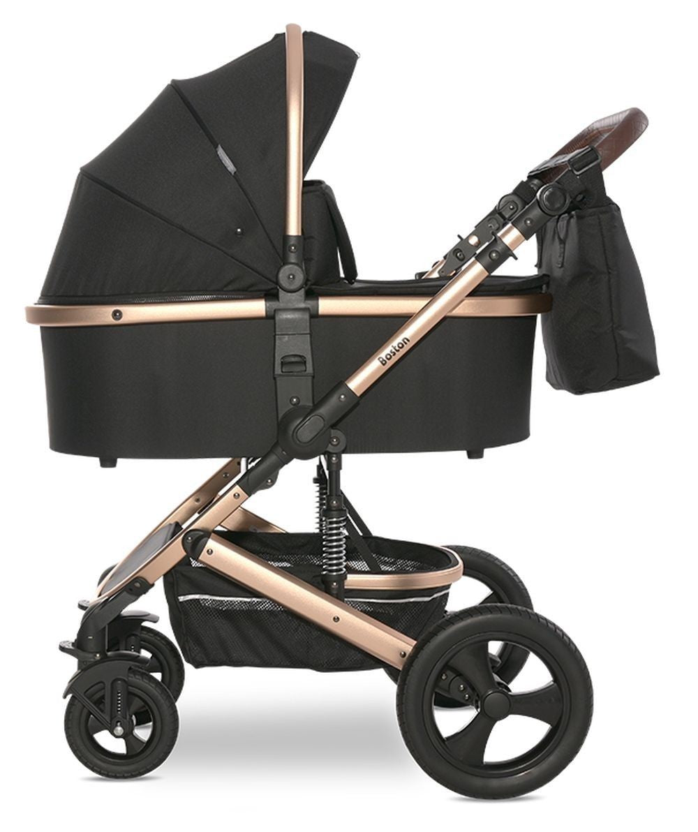 Carro De Bebé De Tres Piezas Boston Hasta 22 Kg Black_1