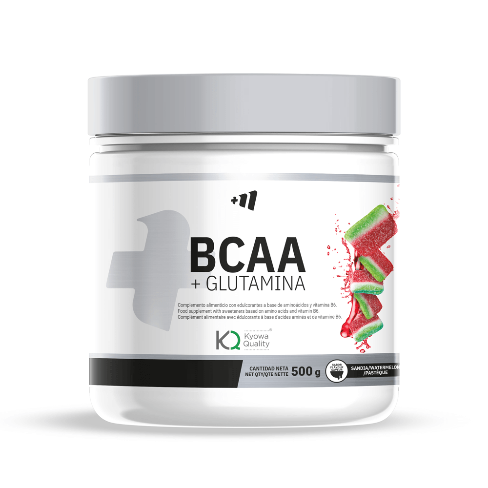 Bcaa + Glutamina Kyowa® - 500g - Sandias De Gominola - Mejora La Resistencia - Masmusculo_0