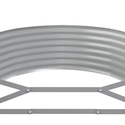Jardinera Arriate Acero Galvanizado Antracita 396x100x36cm_4