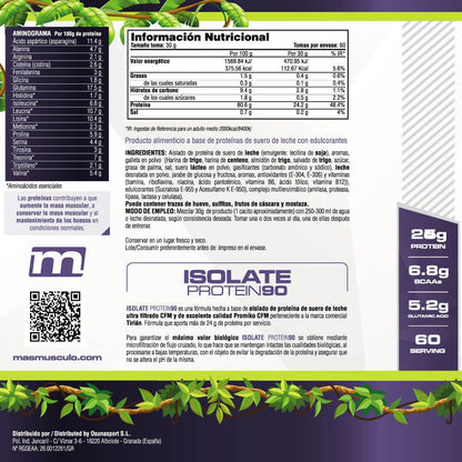 Isolate 90 Cfm - 1,8 Kg - Jurassic White Choc - Aumenta La Masa Muscular - Masmusculo_4