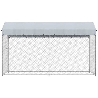 Perrera De Exterior Con Toldo 382x192x225 Cm_2