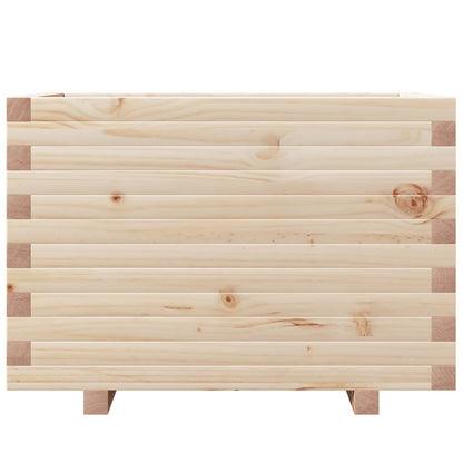 Jardinera Madera Maciza De Pino 70x40x49,5 Cm_4