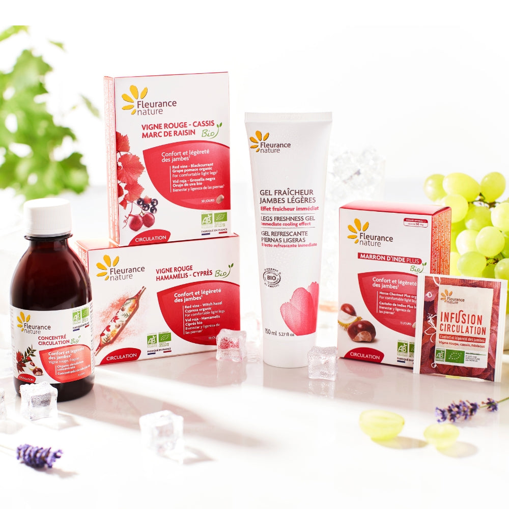 Vid Roja Hamamelis Ciprés Eco Fleurance Nature 10 Ampollas_1