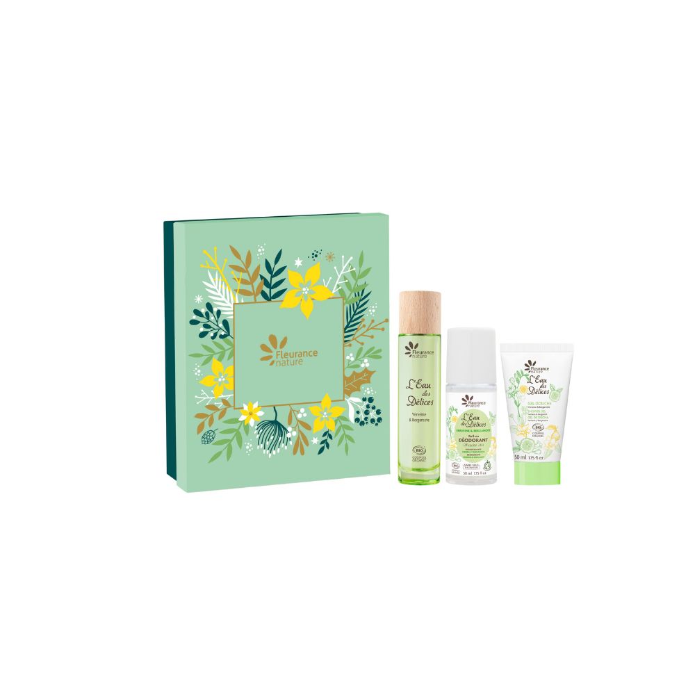 Cofre Eau Des Délices Verbena & Bergamota (perfume 50ml - Gel 50ml - Desodorante 50ml) - Día de la Madre_1