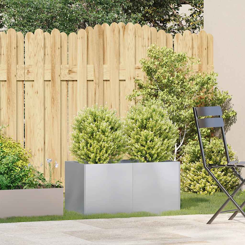 Jardinera 80x40x40 Cm De Acero Galvanizado_2
